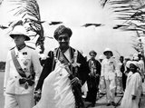 Sayyid Sir Khalifa II bin Harub Al-Said, GCB, GCMG, GBE (August 26, 1879 – October 9, 1960) (Arabic: خليفة بن حارب البوسعيد‎) was the ninth Sultan of Zanzibar. He ruled Zanzibar from December 9, 1911 to October 9, 1960.<br/><br/>

In 1900, he married Princess Sayyida Matuka bint Hamud Al-Busaid, daughter of the seventh Sultan of Zanzibar and sister of the eighth Sultan. He was succeeded by his eldest surviving son, Abdullah bin Khalifa