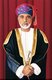 Oman: Official portrait of Qaboos bin Said Al Said, Sultan of Oman (1970- )